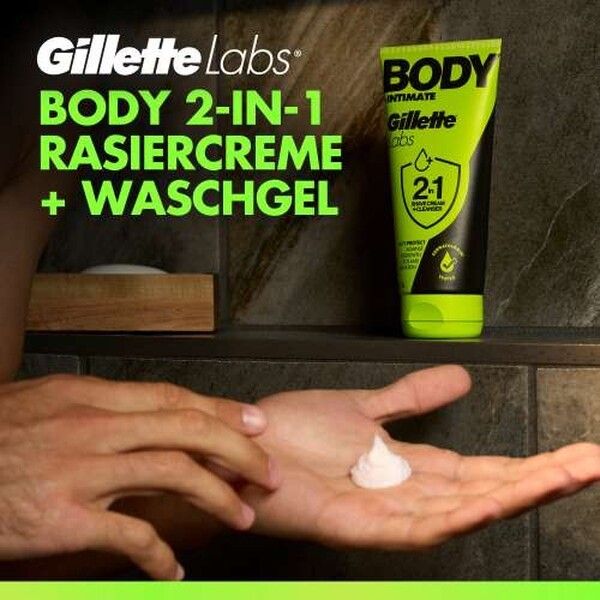 Gillette Labs Body + Intimate Reinigungs- und Rasiercreme