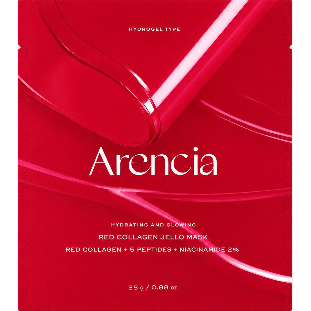 ARENCIA Rote Kollagen Gelee Hydrogel-Maske