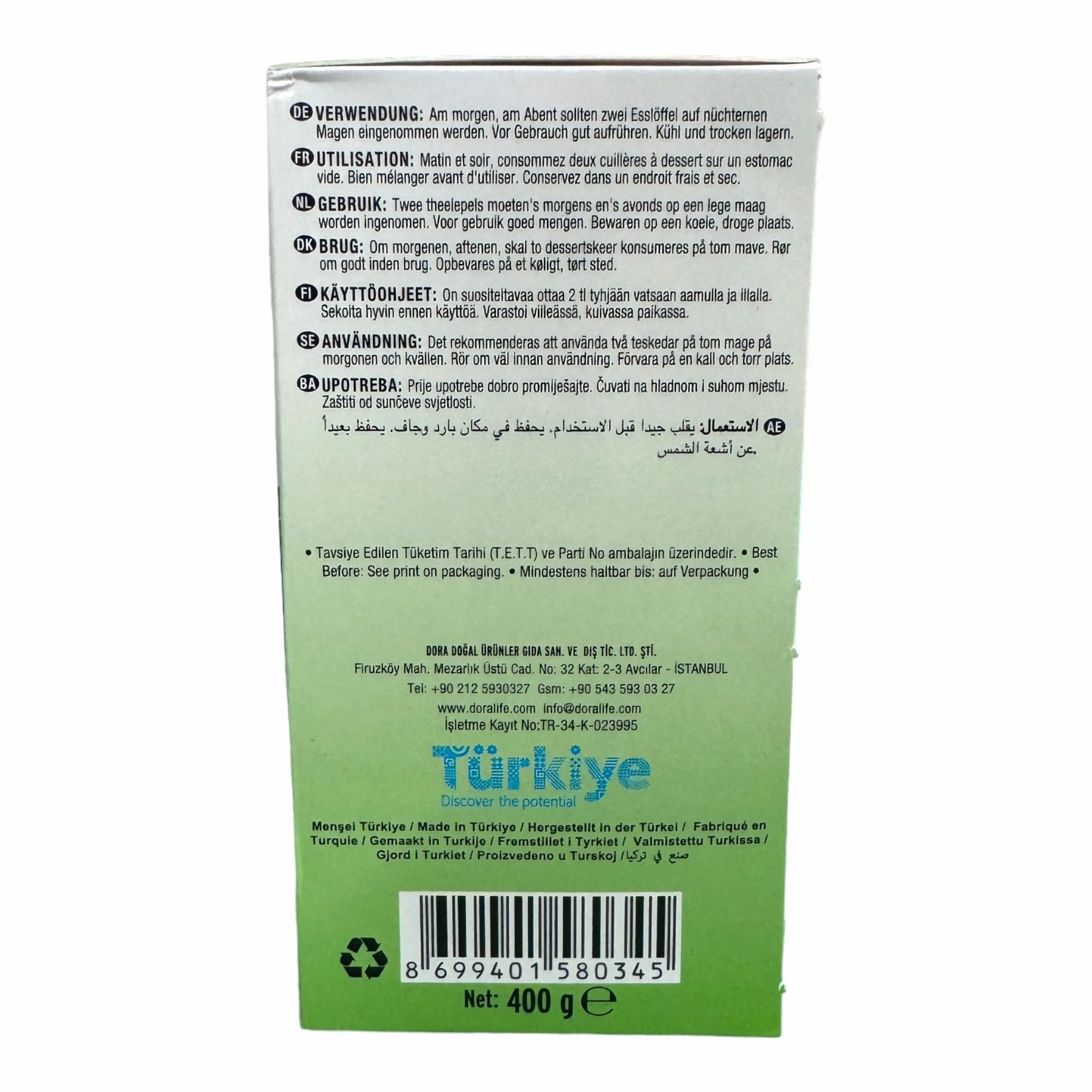 DoraLife Ingwer Kräutermischung Paste