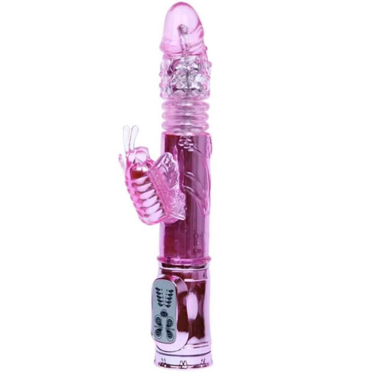 Rabbitivibrator Throbbing Butterfly zur G-Punkt-Stimulation | 5 Vibrationsmodi | Baile