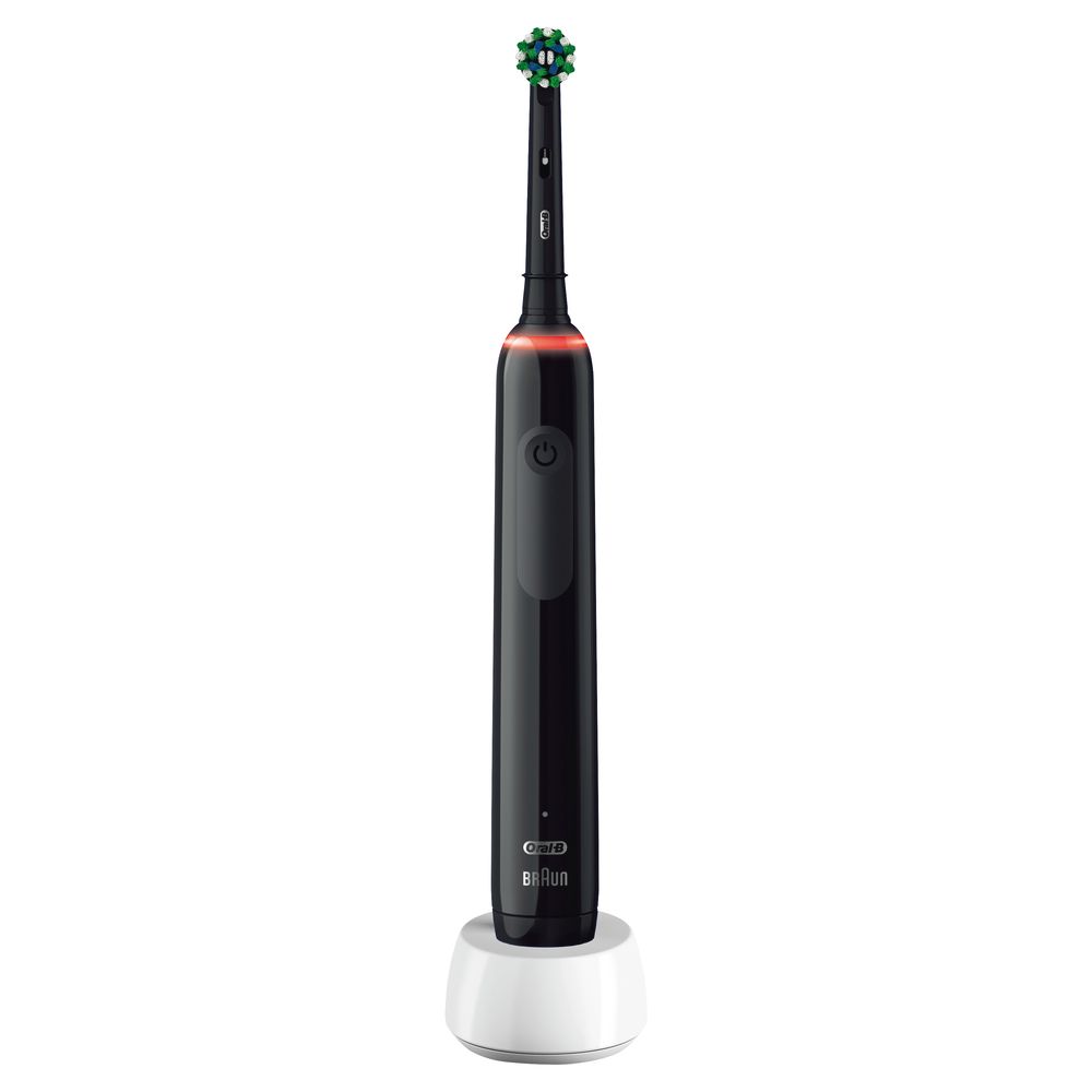 Oral-B - Elektrische Zahnbürste "Pro 3 - Cross Action" in Schwarz