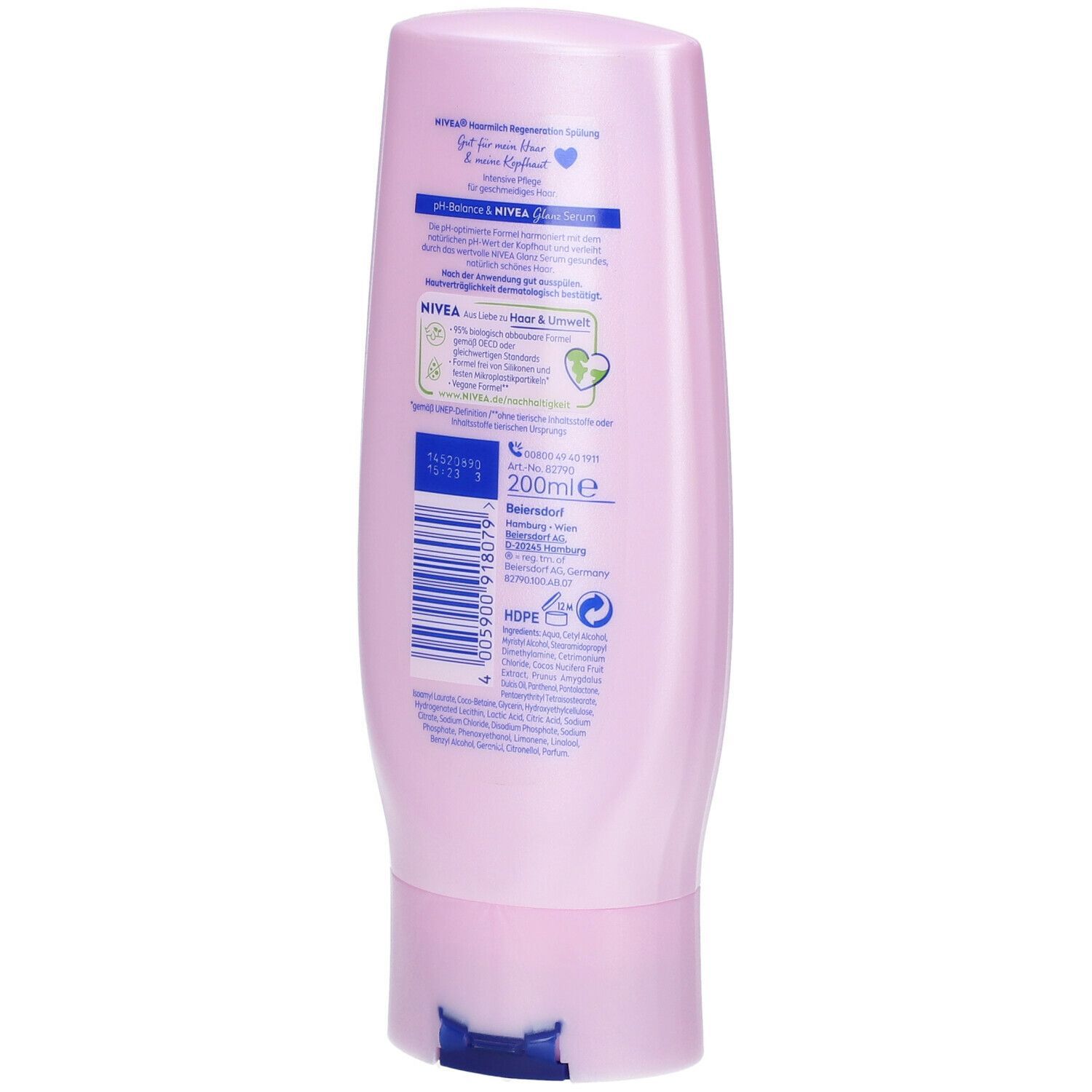 NIVEA® Haarmilch natürlicher glanz pH-Blance Spülung
