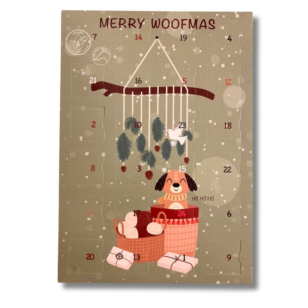 Hypoallergener Adventskalender für Hunde "Boho" - Pets Best