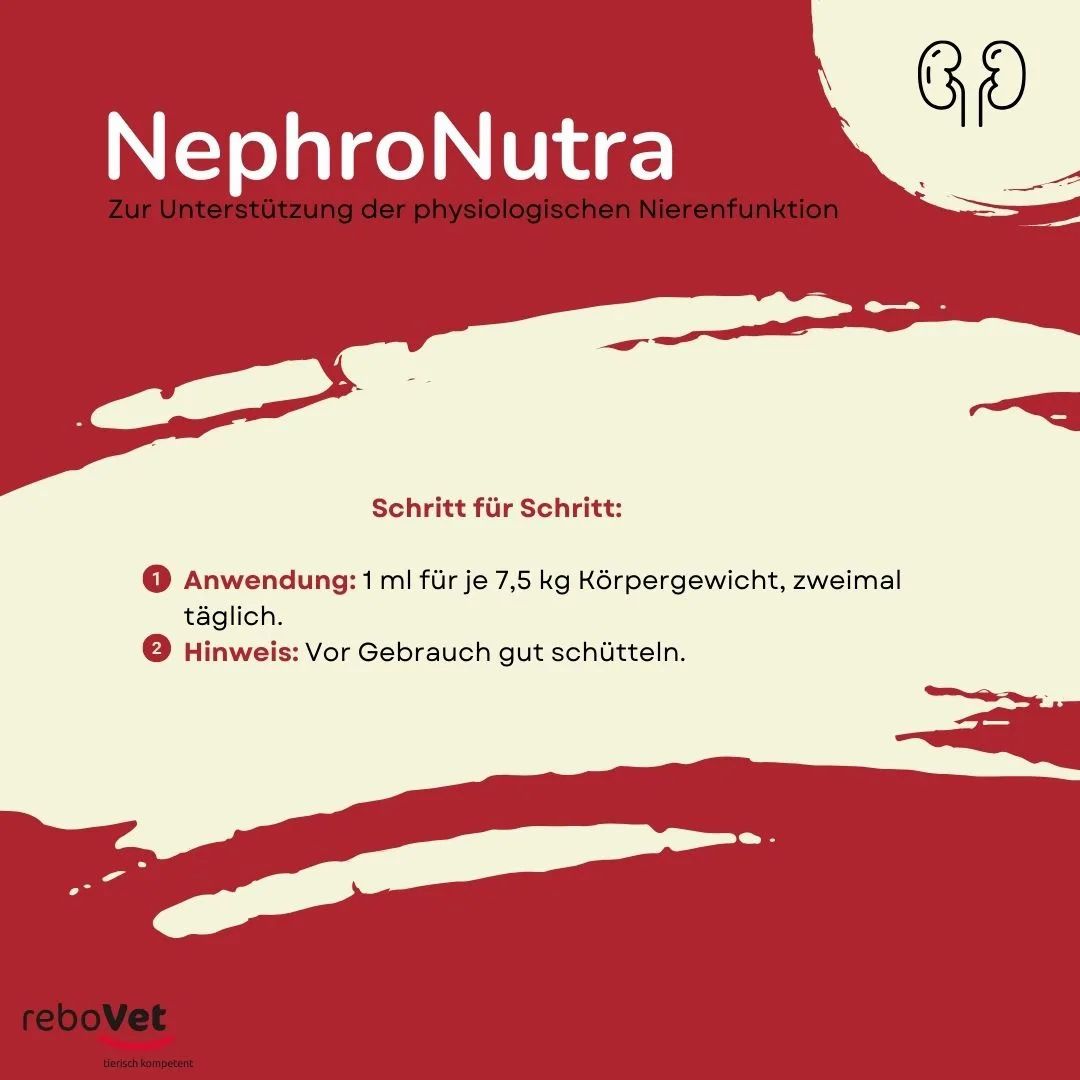 NephroNutra: Schritt-für-Schritt-Anleitung zur Anwendung und Hinweis zur Anwendung.