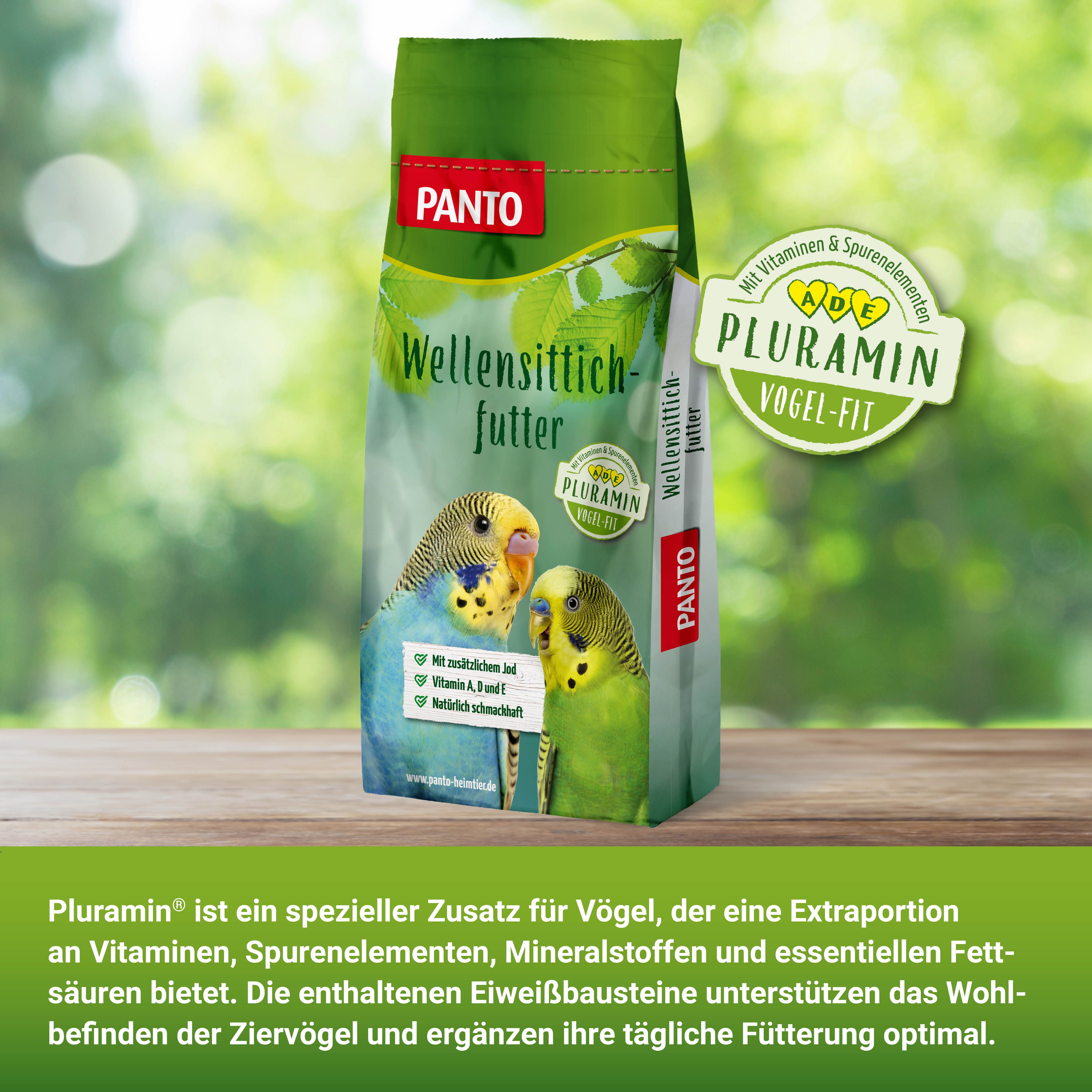 PANTO® Wellensittichfutter mit Pluramin®