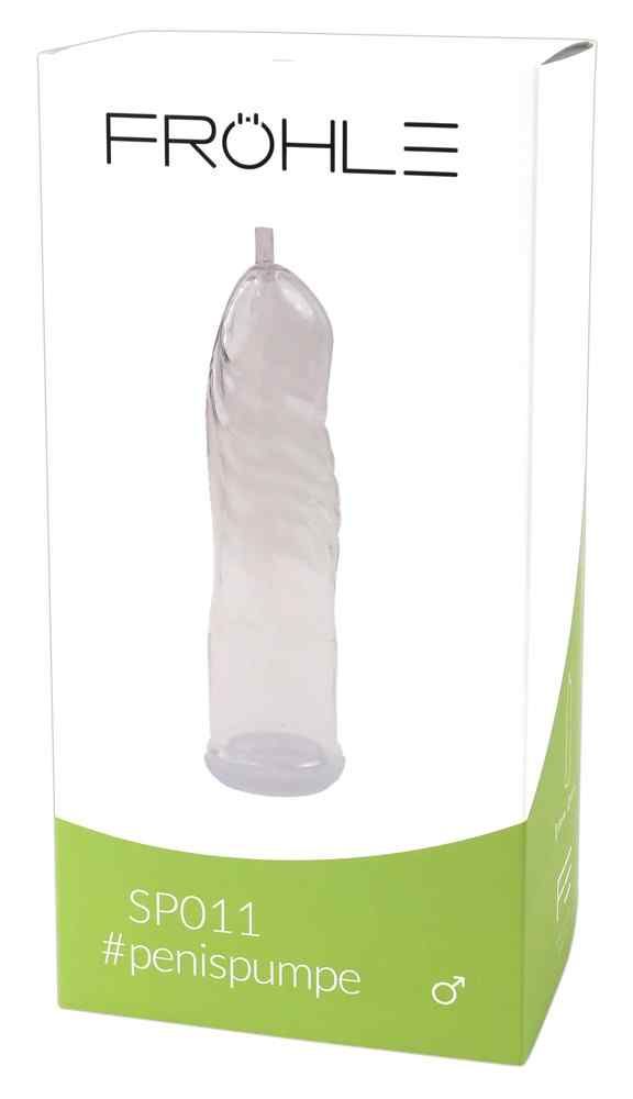 Fröhle SP011 Zylinder für Penis Pumpe, transparent, spiralförmig.