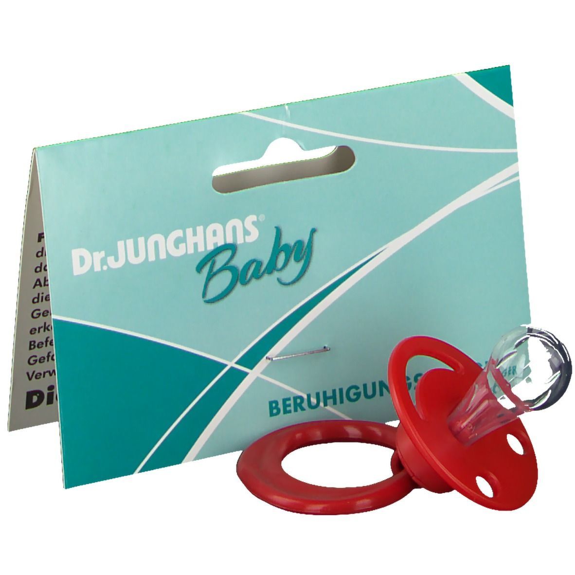 Dr. Junghans® Beruhigungssauger kirschform Universal Silikon rot