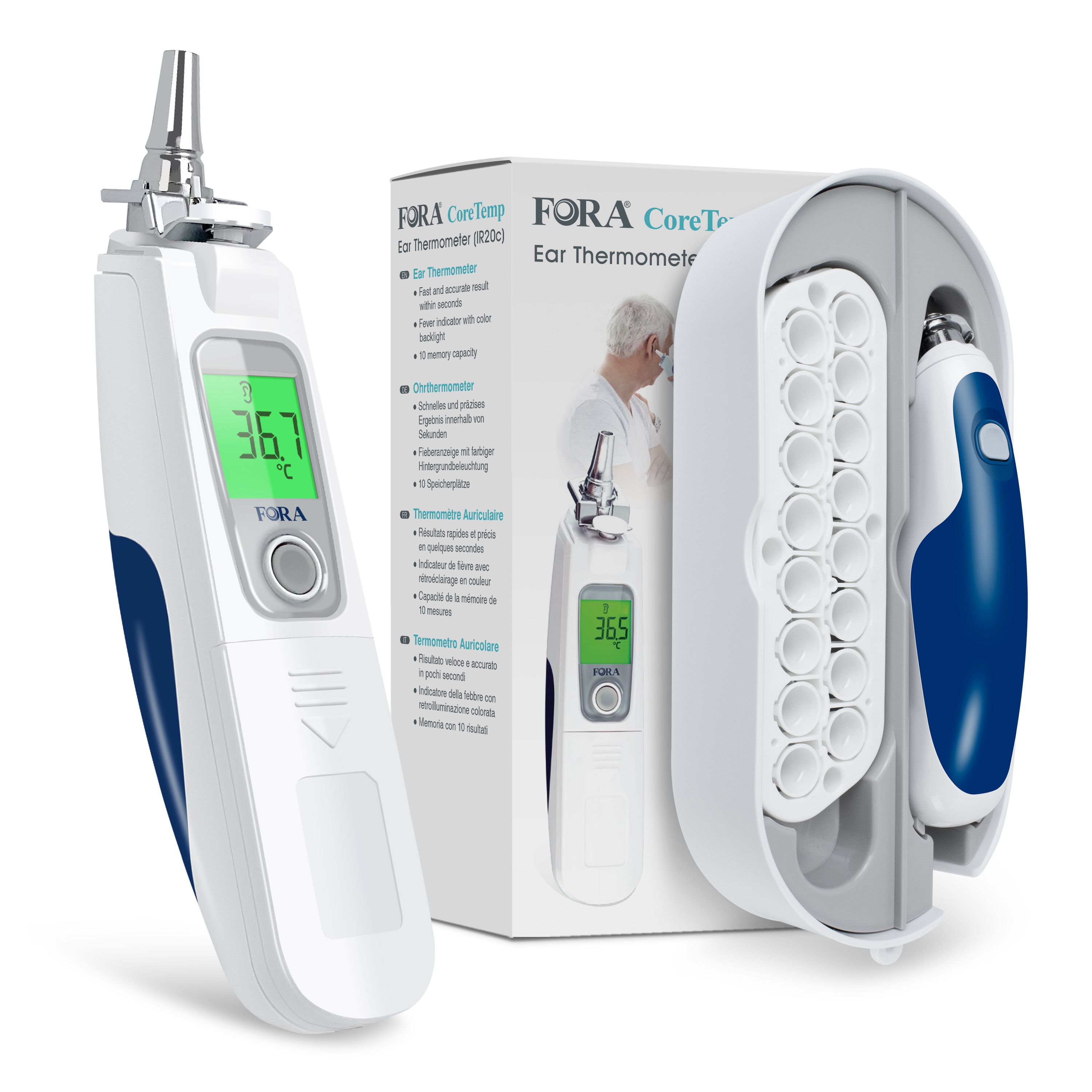 FORA IR20 Ohrthermometer (IR20C - No Bluetooth)