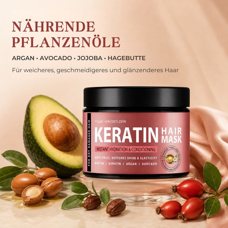 TALIA - Reparierende Keratin-Haarmaske