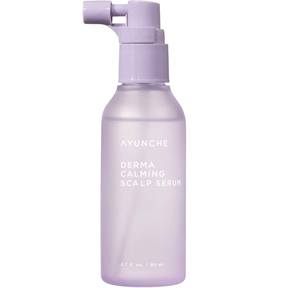 AYUNCHE Derma Calming Scalp Serum Flasche mit Applikator.
