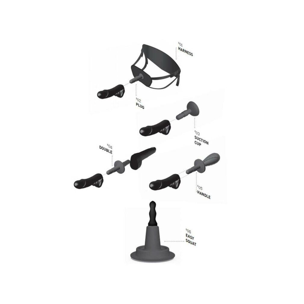 hung system Toys Castard black