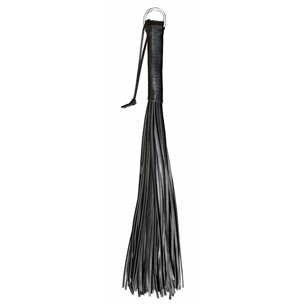 xx-dreamstoys Peitsche mit 48 Rindslederriemen schwarz