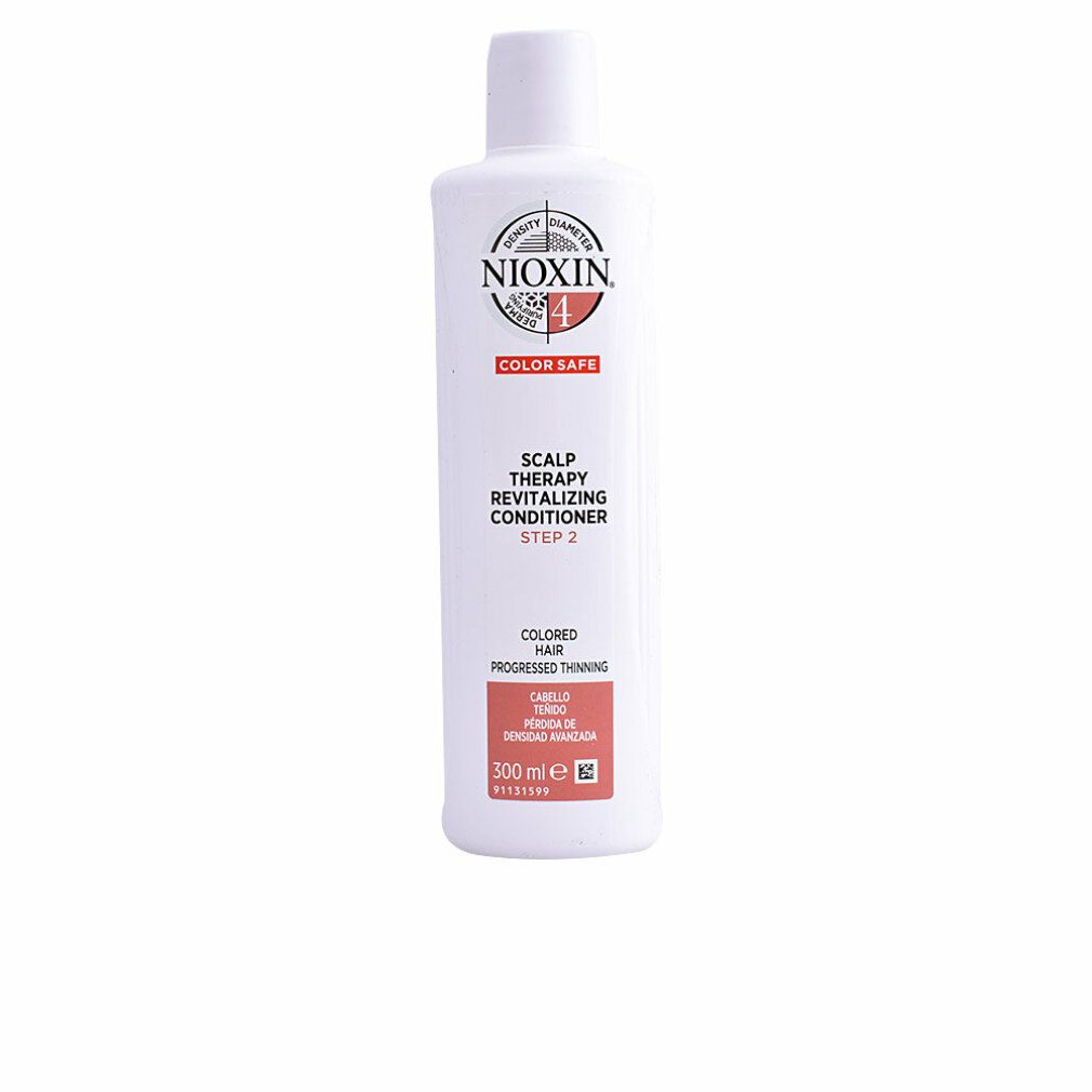 Nioxin System 4 Conditioner Flasche, 300ml. Für gefärbtes Haar mit fortschreitendem Haarausfall.