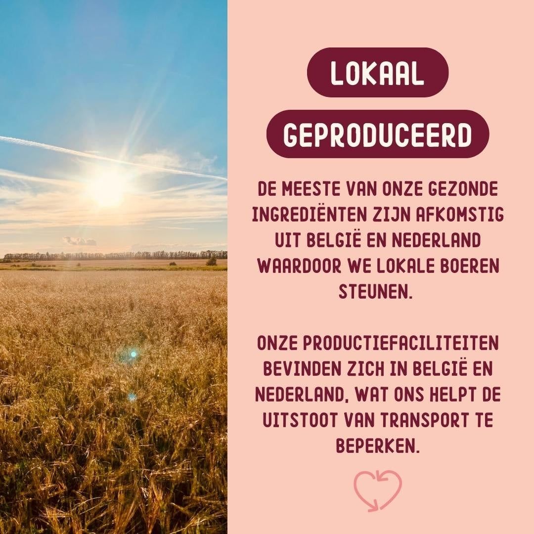 Lokale Produktion von gesunden Hundefutter-Zutaten in Belgien und den Niederlanden.