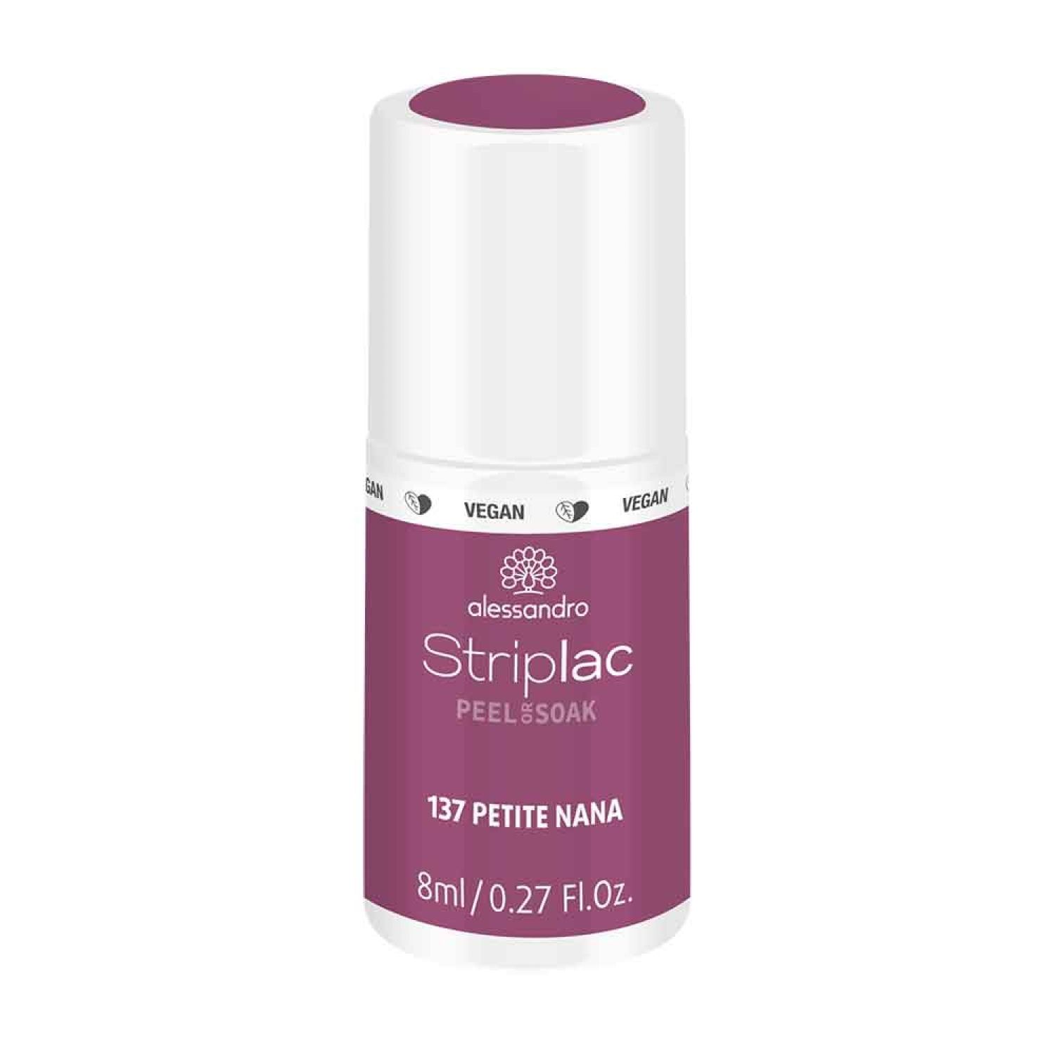Alessandro International StripLac Peel or Soak 8 ml - 137 petite nana