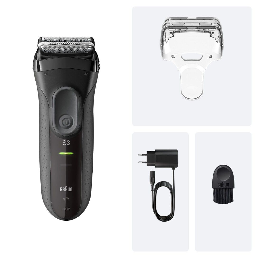 Braun SERIES 3 3000 BLACK/GREY (SERIES 3 3000)