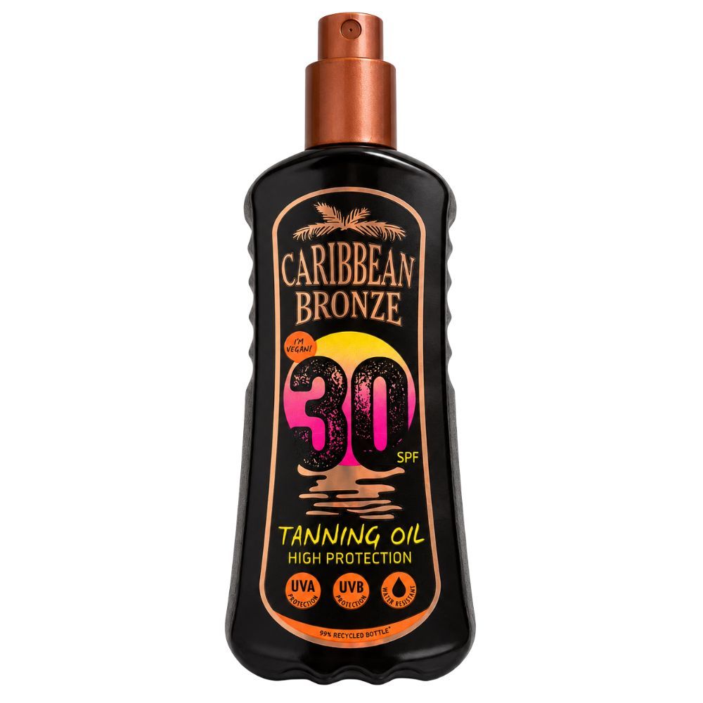 Caribbean Bronze Bräunungsöl Spray LSF 30 High Protection