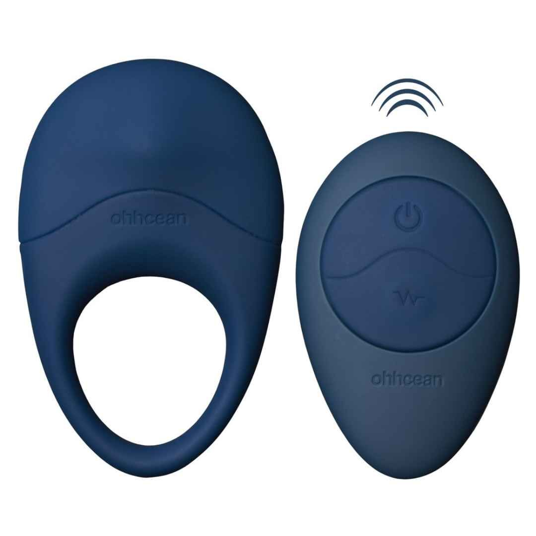 Vibro-Penisring „Penis Ring“ mit Fernbedienung | 8 Vibrationsmodi + Pausenmodus | ohhcean