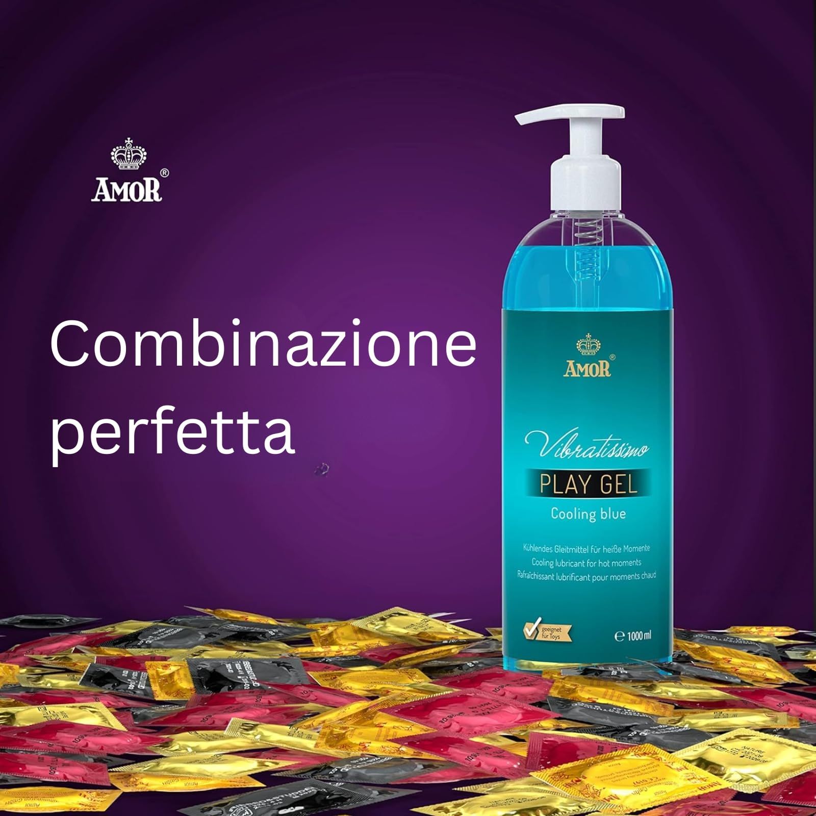 Vibratissimo Play Gel Cooling blue