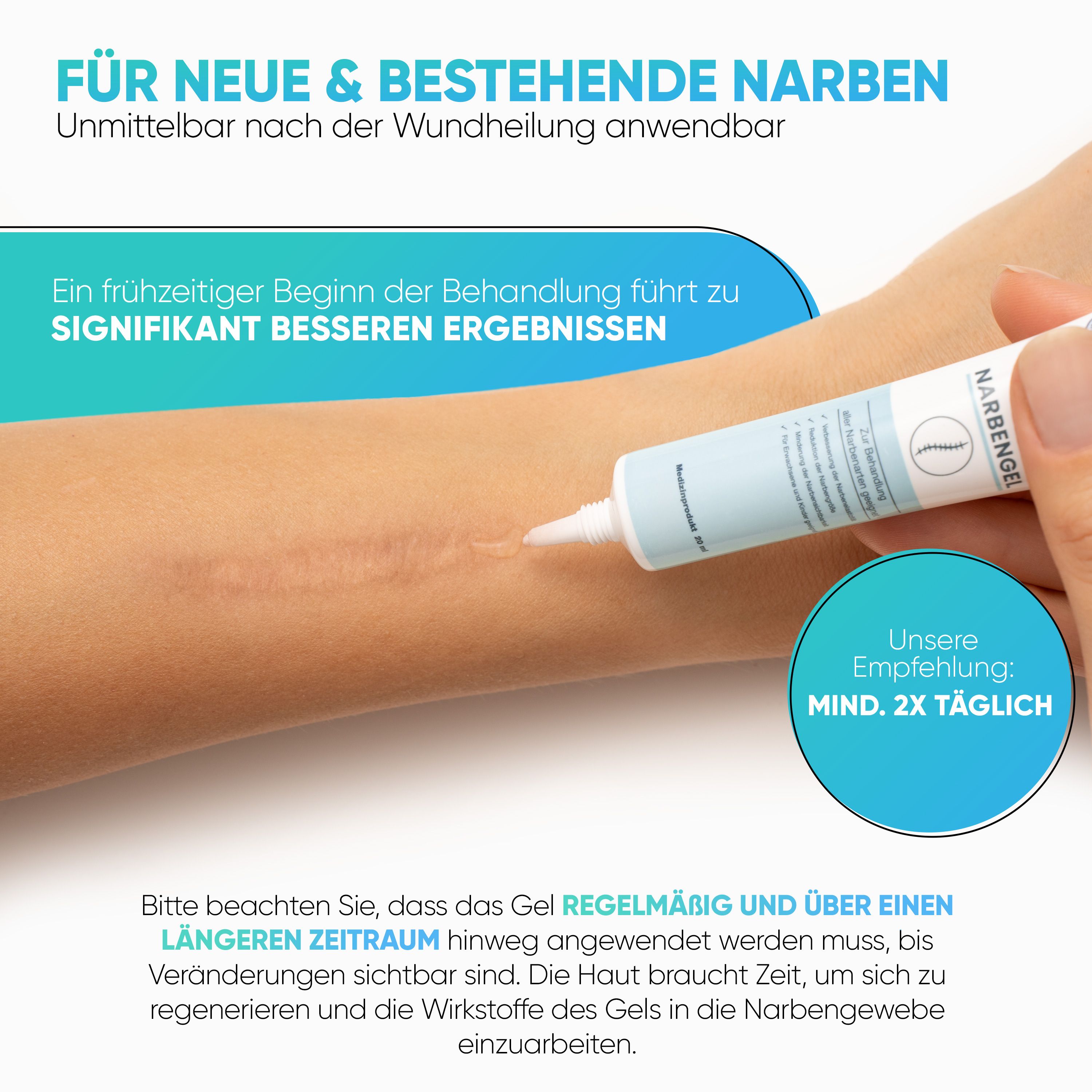 Health Press® Narben Gel