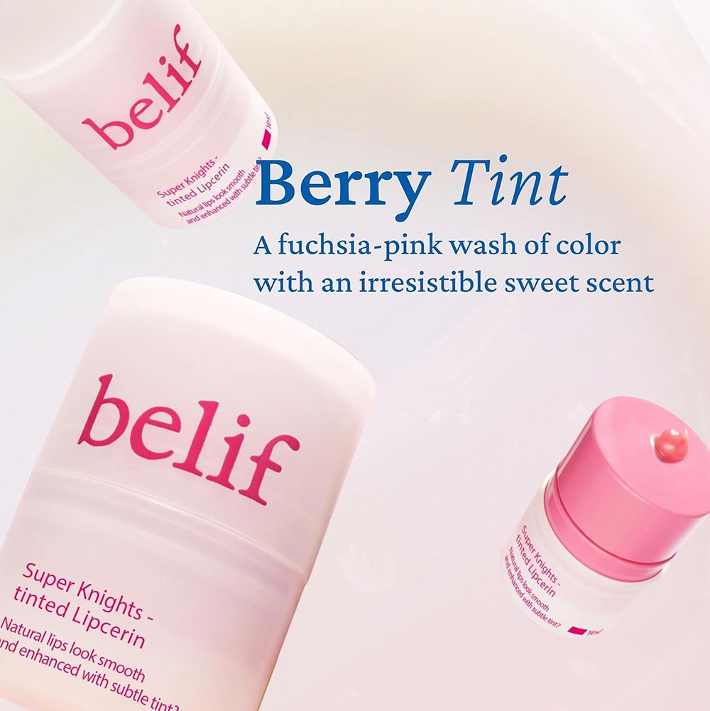 belif Super Knights Berry Tinted Lipcerin