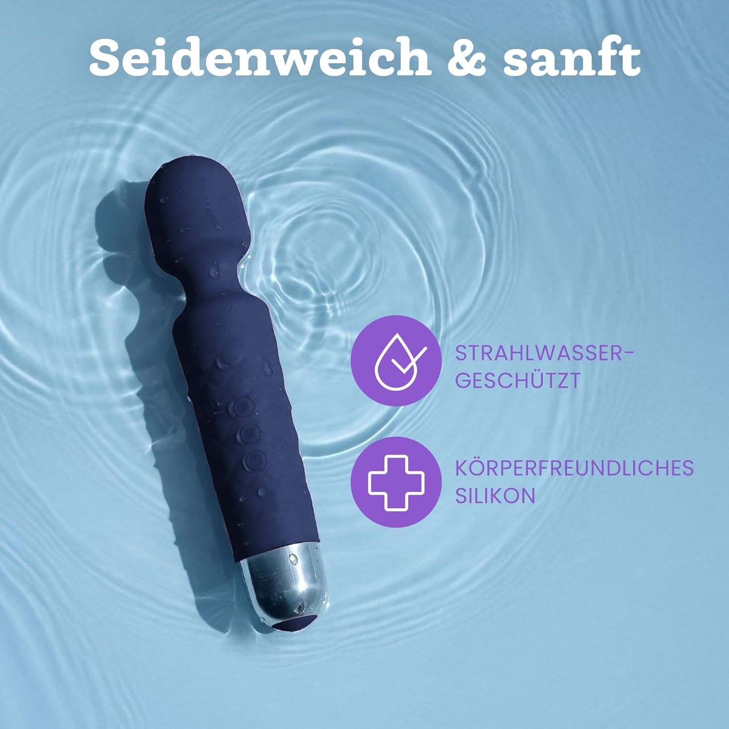 Oliver James Vibrator für Frauen - Leise & Leistungsstark Mitternachtssaphir