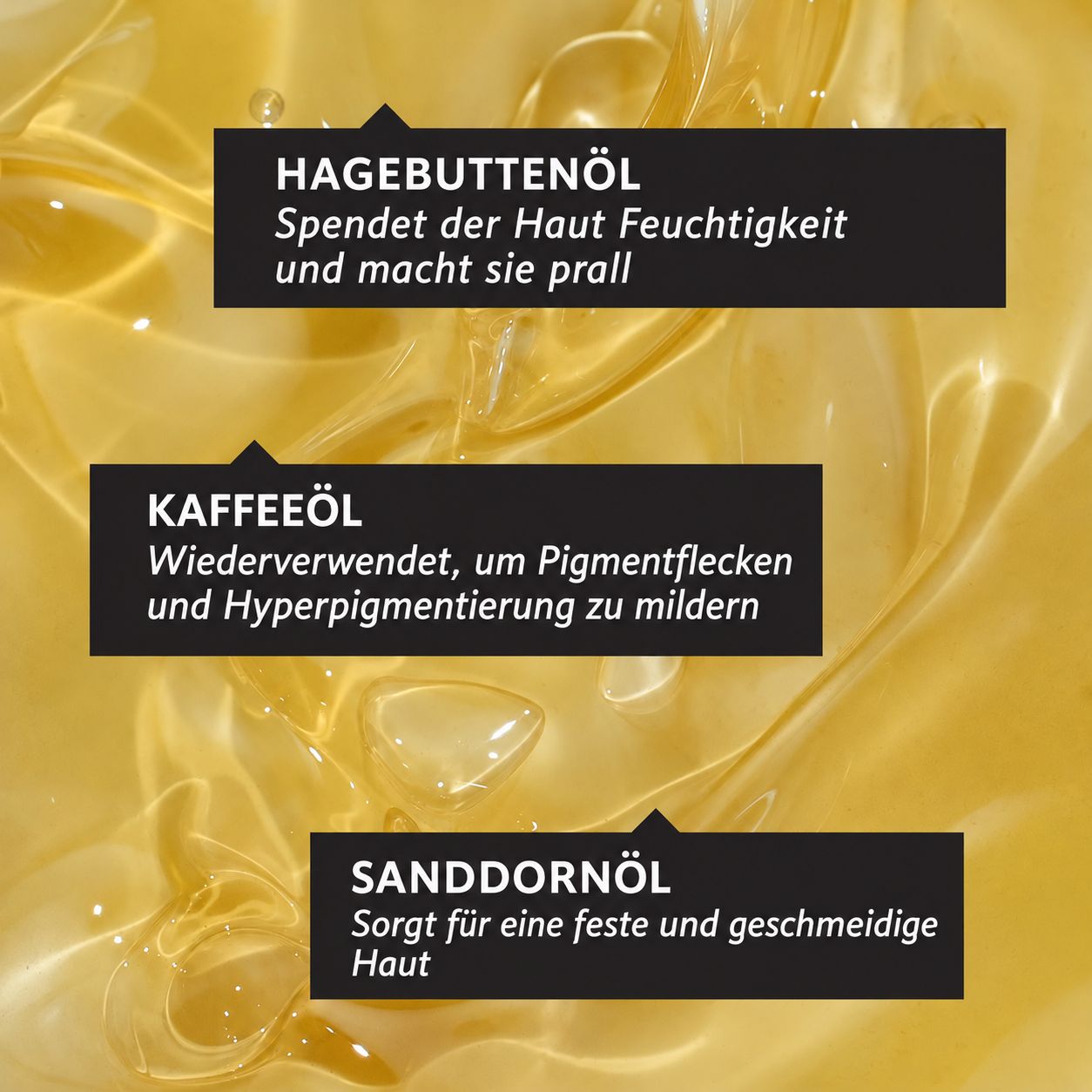 Nahaufnahme eines Gesichts mit Vitiligo, auf das ein Serum getropft wird.