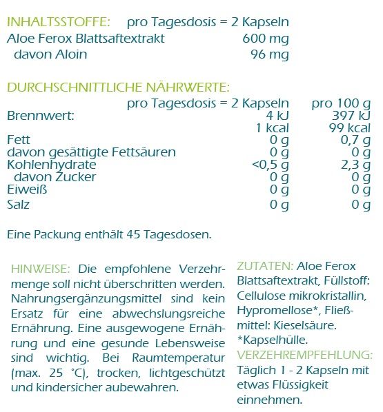 Vitalsee ALOE ferox 300 Extrakt