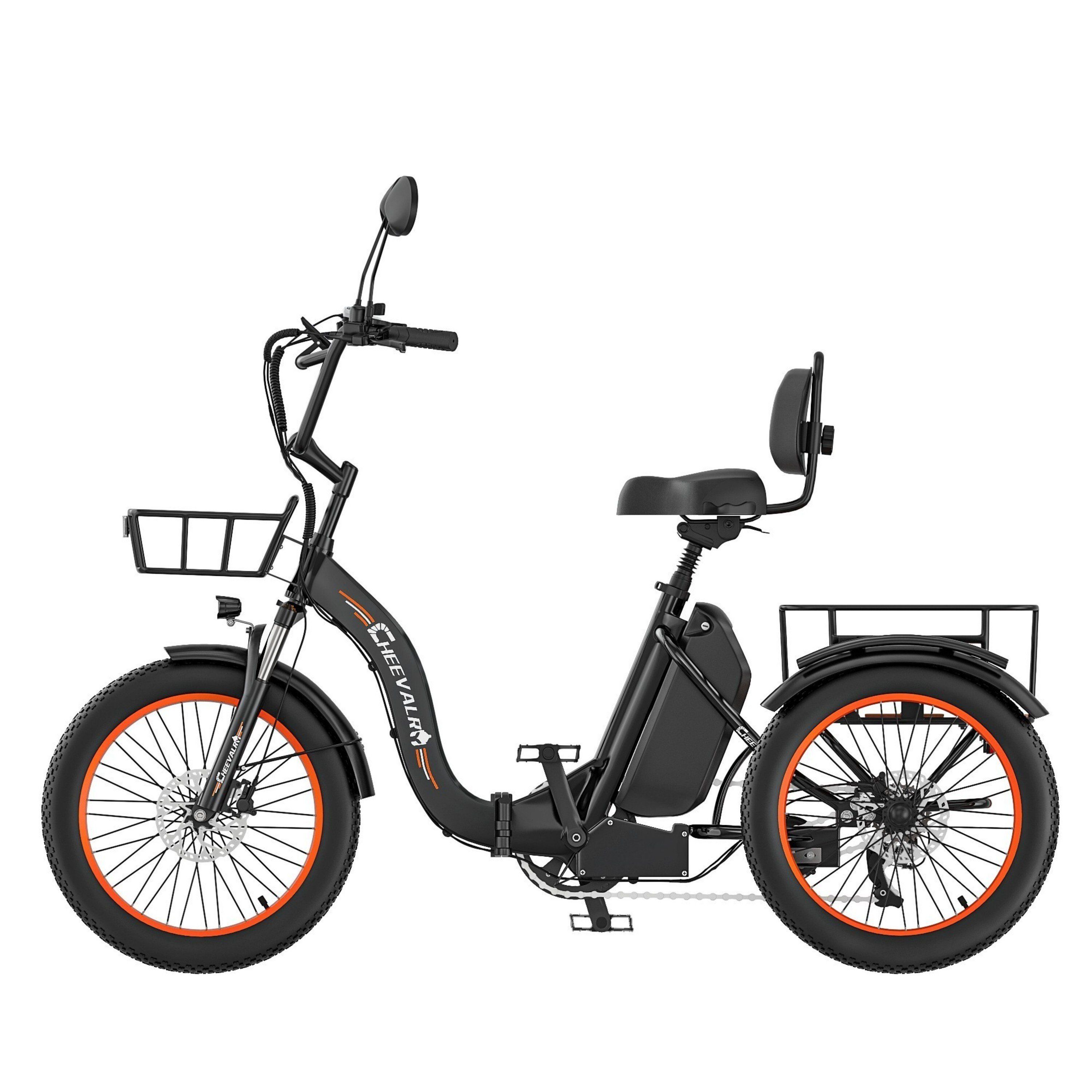 Cheevalry CF750 Elektrisches Lastendreirad mit 48V 20Ah Akku für große Reichweite