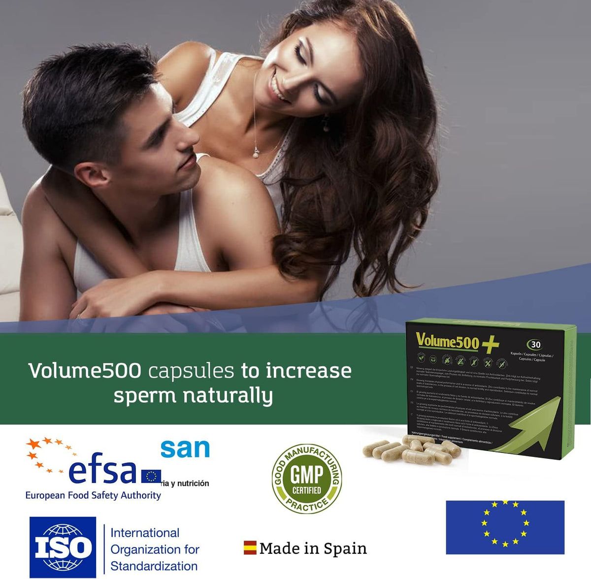 500Cosmetics Volume500 Sperma Tabletten