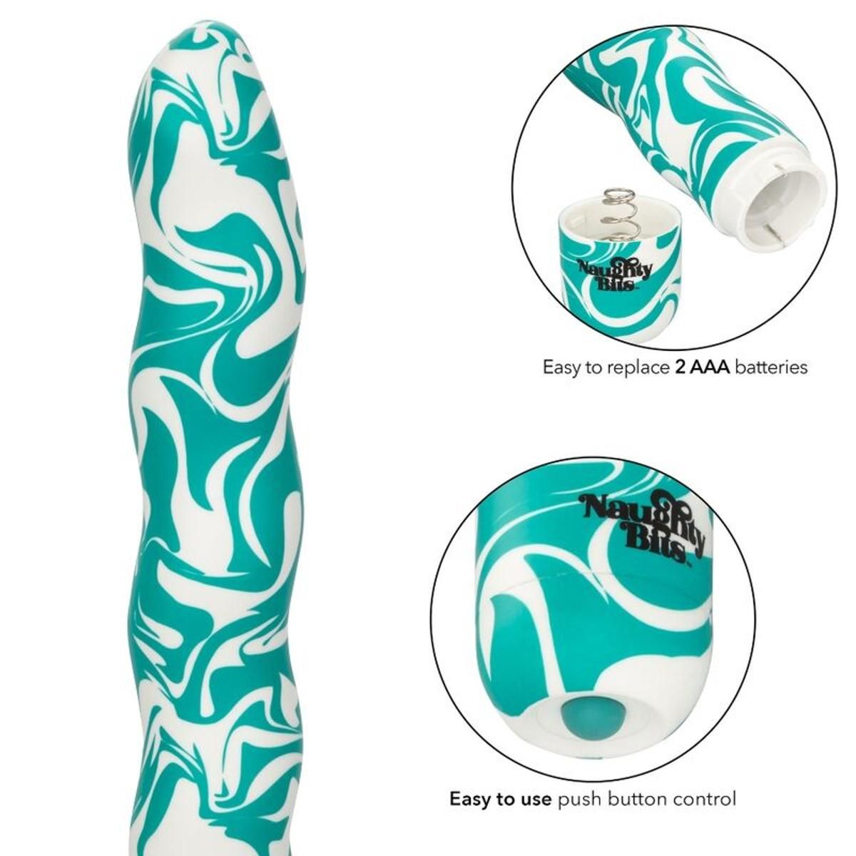 G-Punkt Vibrator "Squiggle" | Mit Wellenstrucktur, 10 Vibrationsmodi | California Exotics