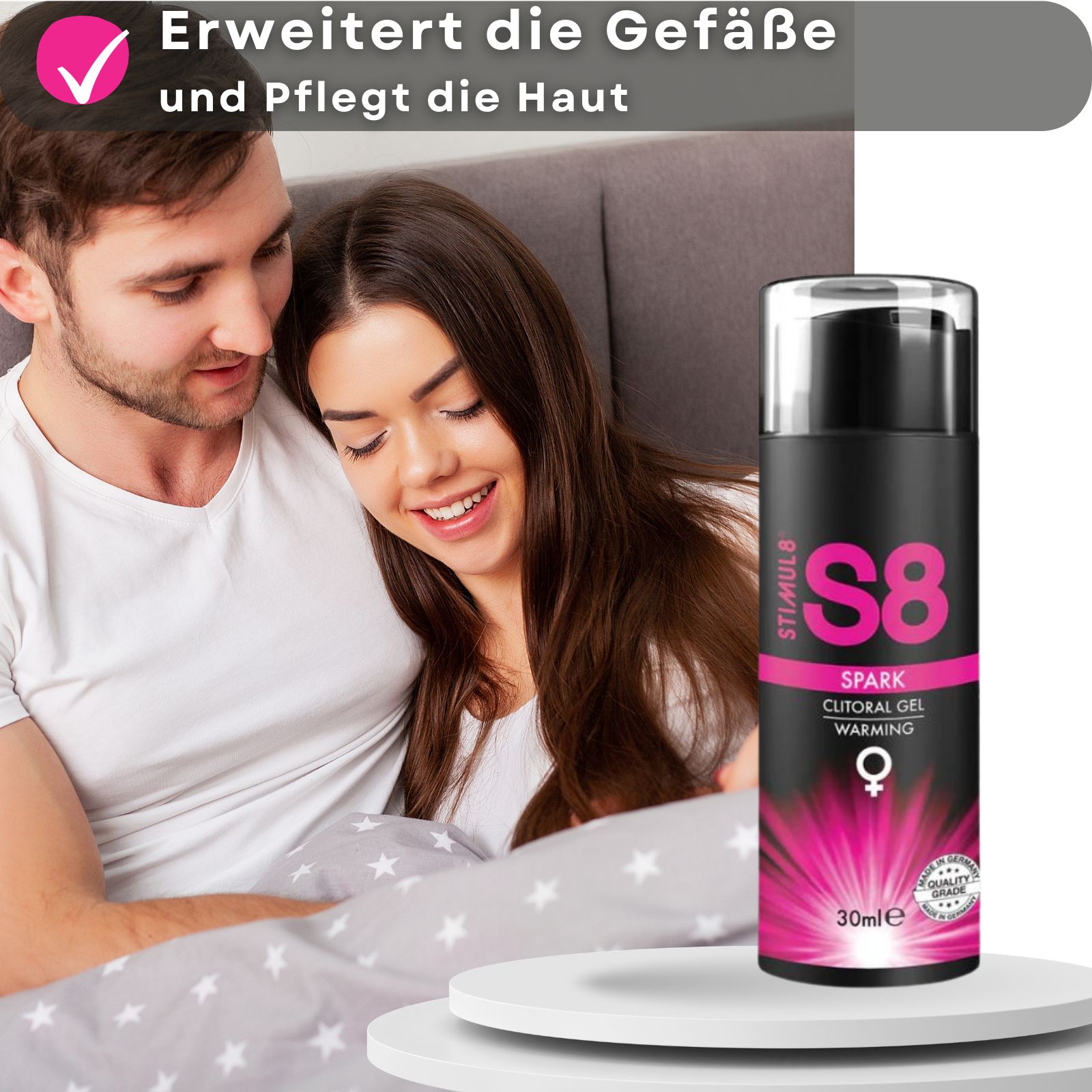Stimulierende Vagina Intim Creme - S8 - Spark