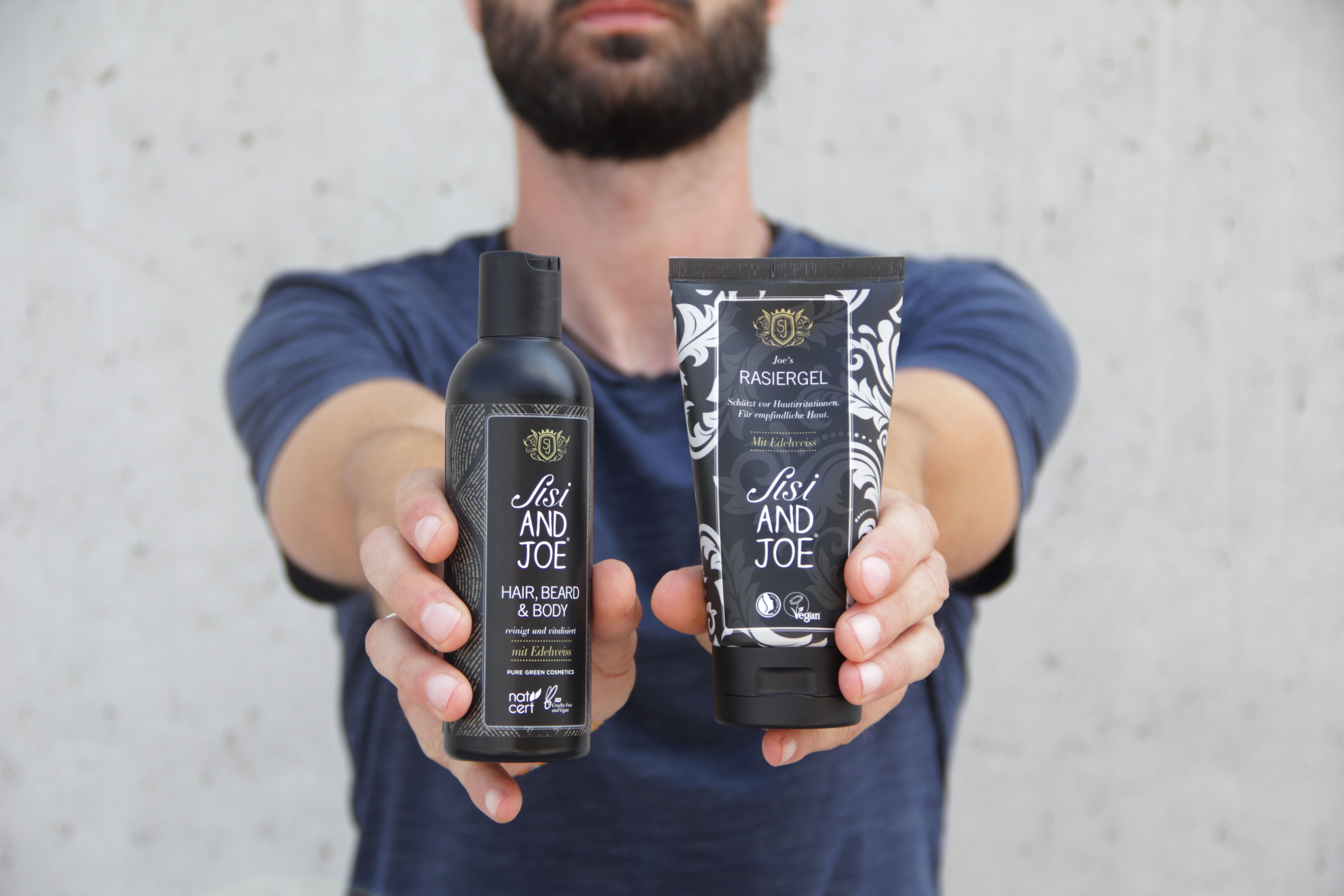 Hair Beard and Body Wash mit Edelweiß