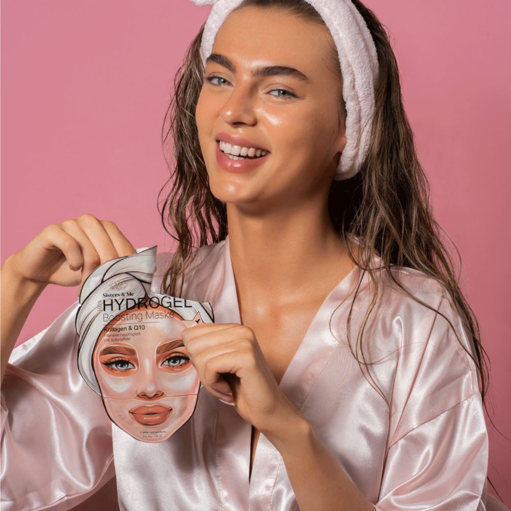 Sisters & Me Hydrogel Boosting Maske mit Q10 und Kollagen