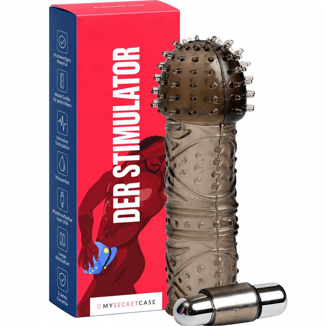 MySecretCase Penishülle mit Vibrationsmodul