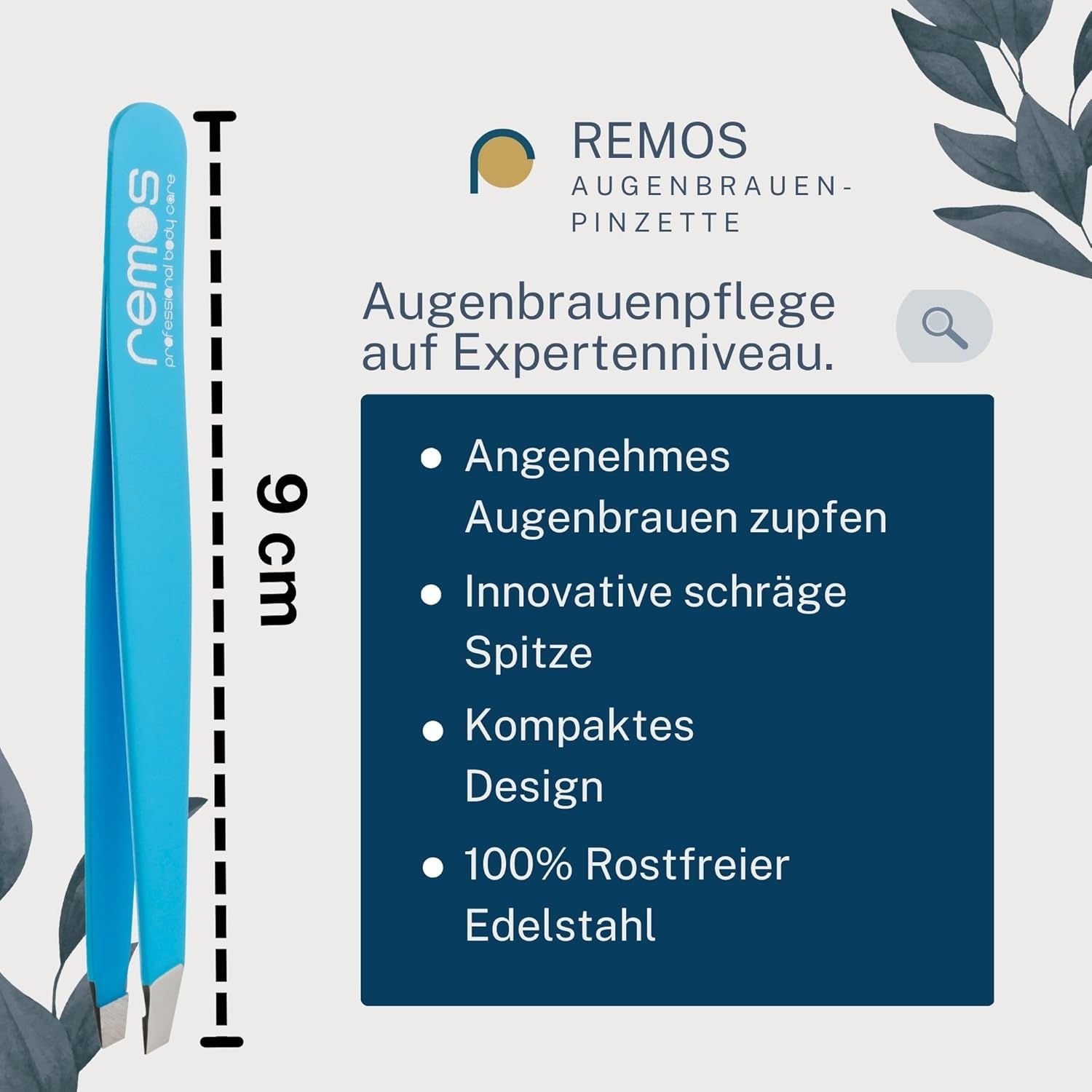 REMOS Augenbrauenpinzette schräg