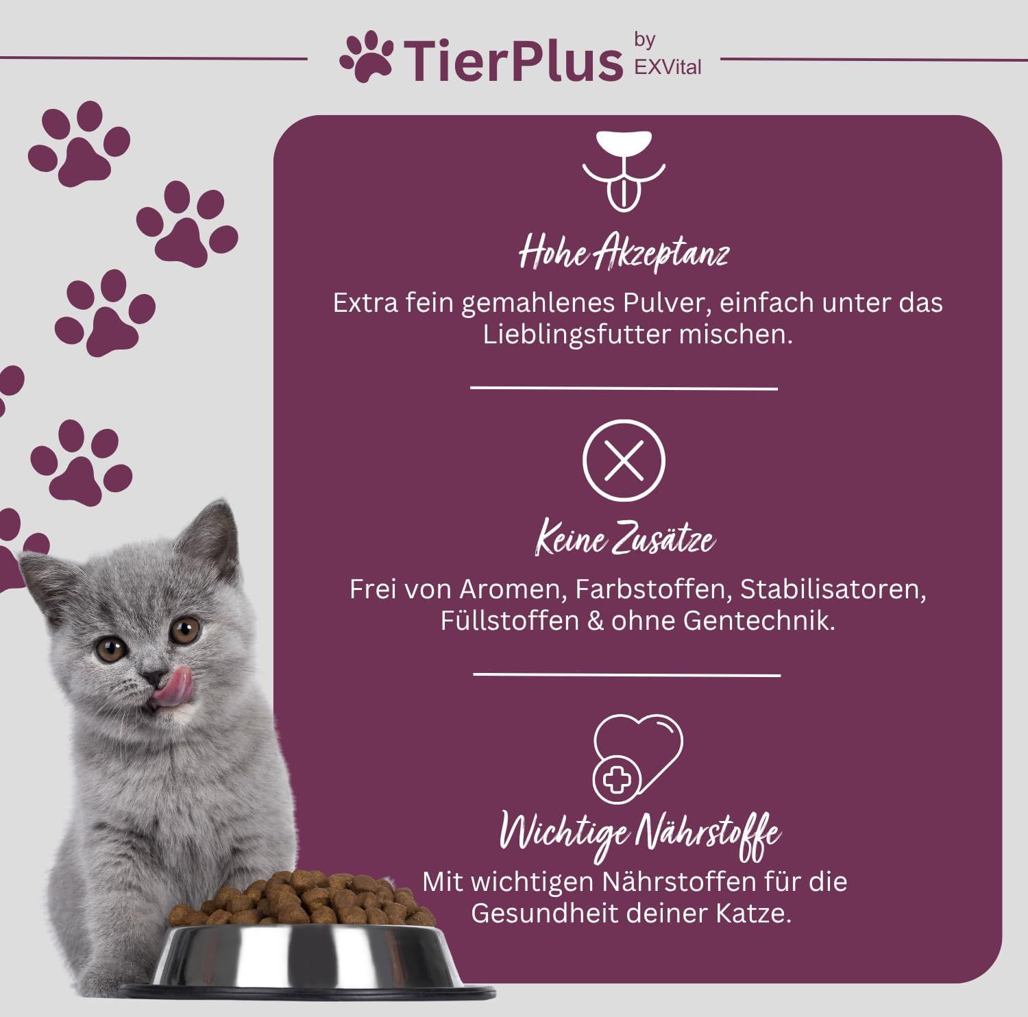 EXVital® Anti Hairball Komplex Pulver für Katzen