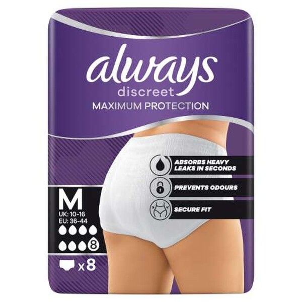 Always Discreet Inkontinenz Pants Max Protection S/M