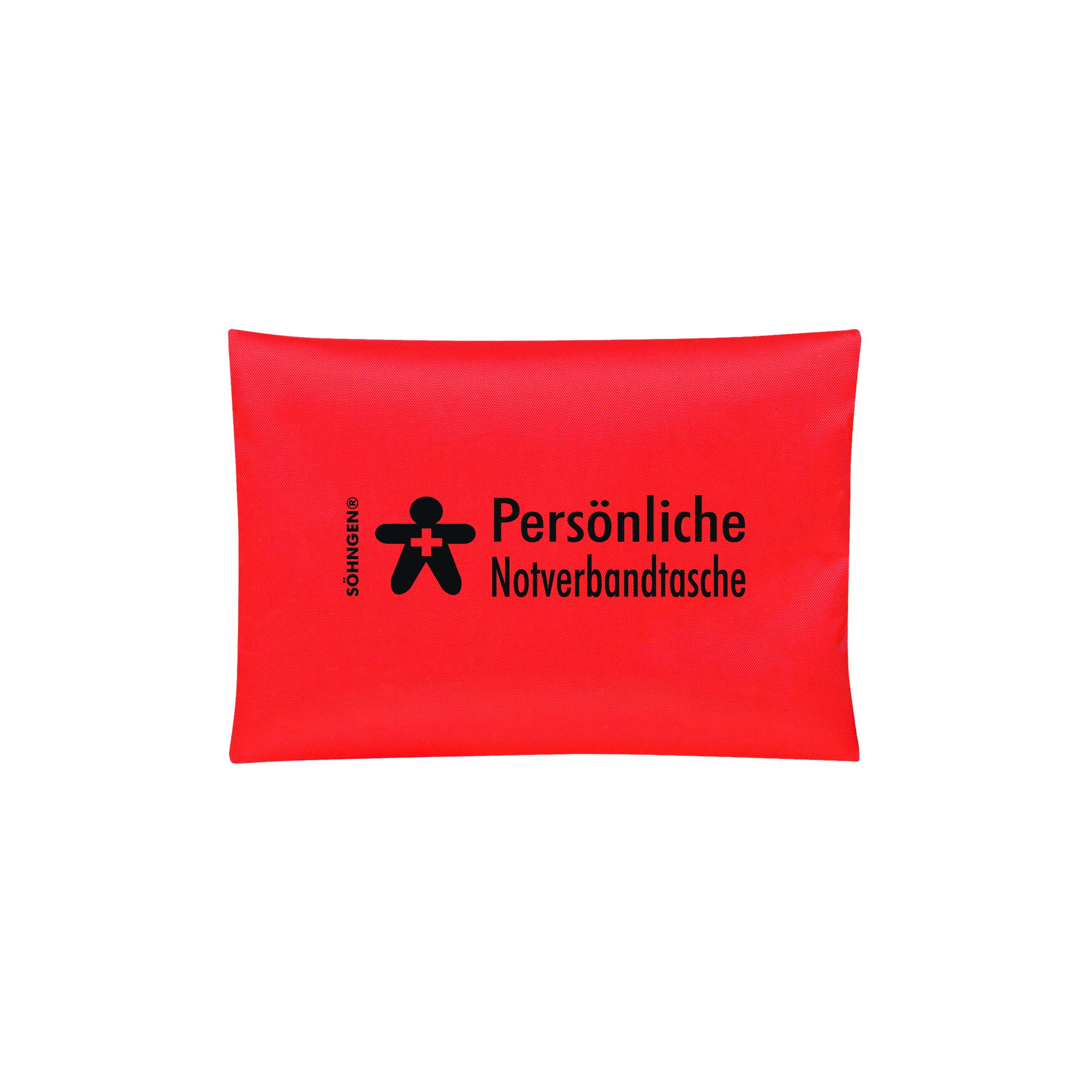 Söhngen Persänliche Notverbandtasche orange Erste Hilfe Tasche Reißverschluss