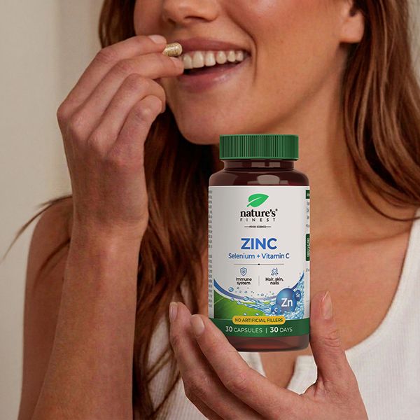 Nature's Finest Zink + Selen + Vitamin C, 30 Kapseln