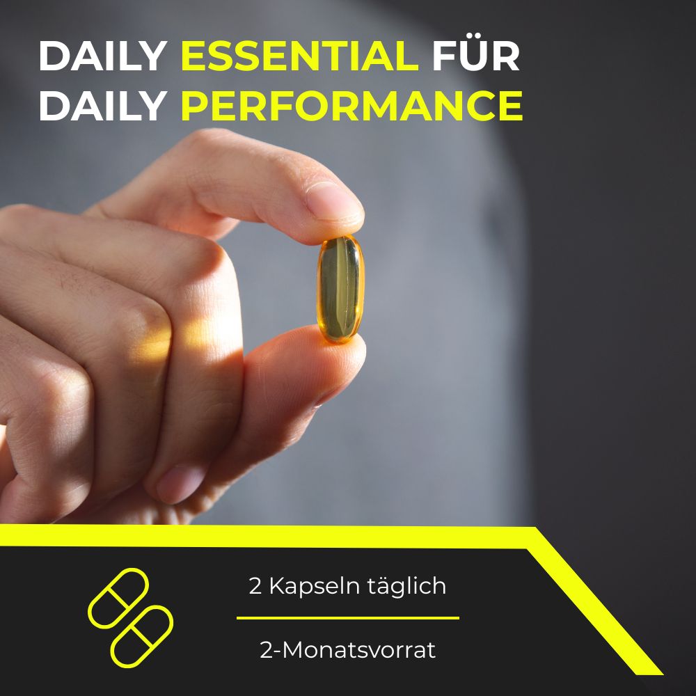 Body Ex® Omega 3 + D3 & K2 Kapseln, aus Algenöl, 100% vegan
