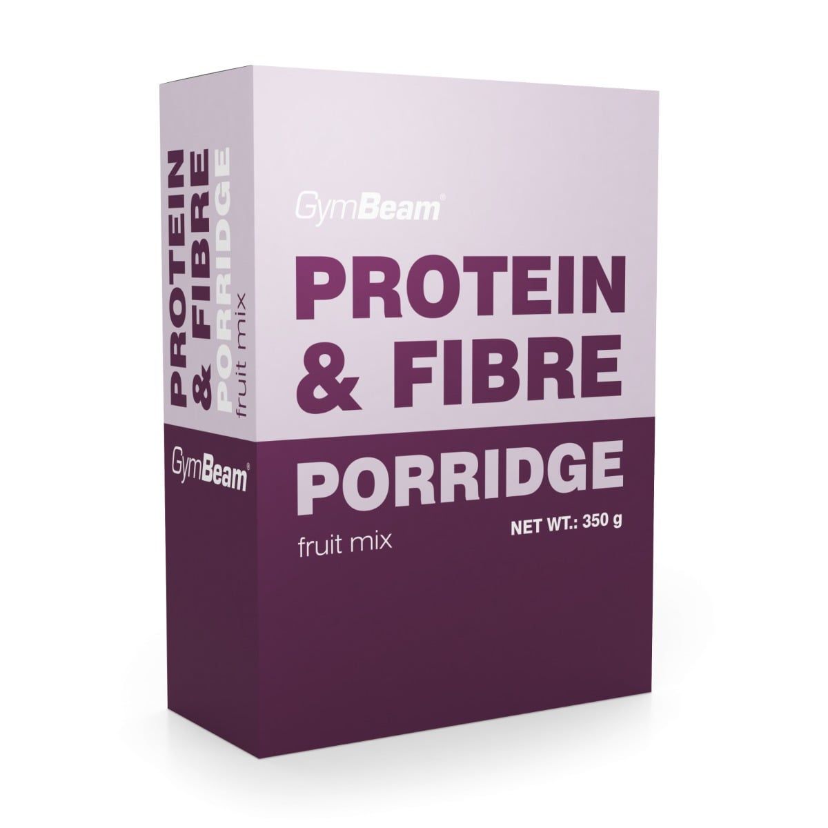 GymBeam Protein & Fibre Porridge Fruchtmix Pulververpackung, 350g.