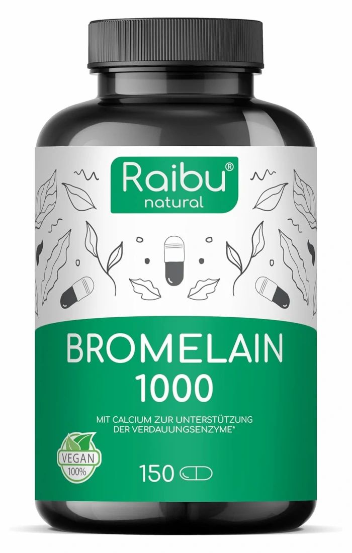 RAIBU Bromelain Kapseln Hochdosiert