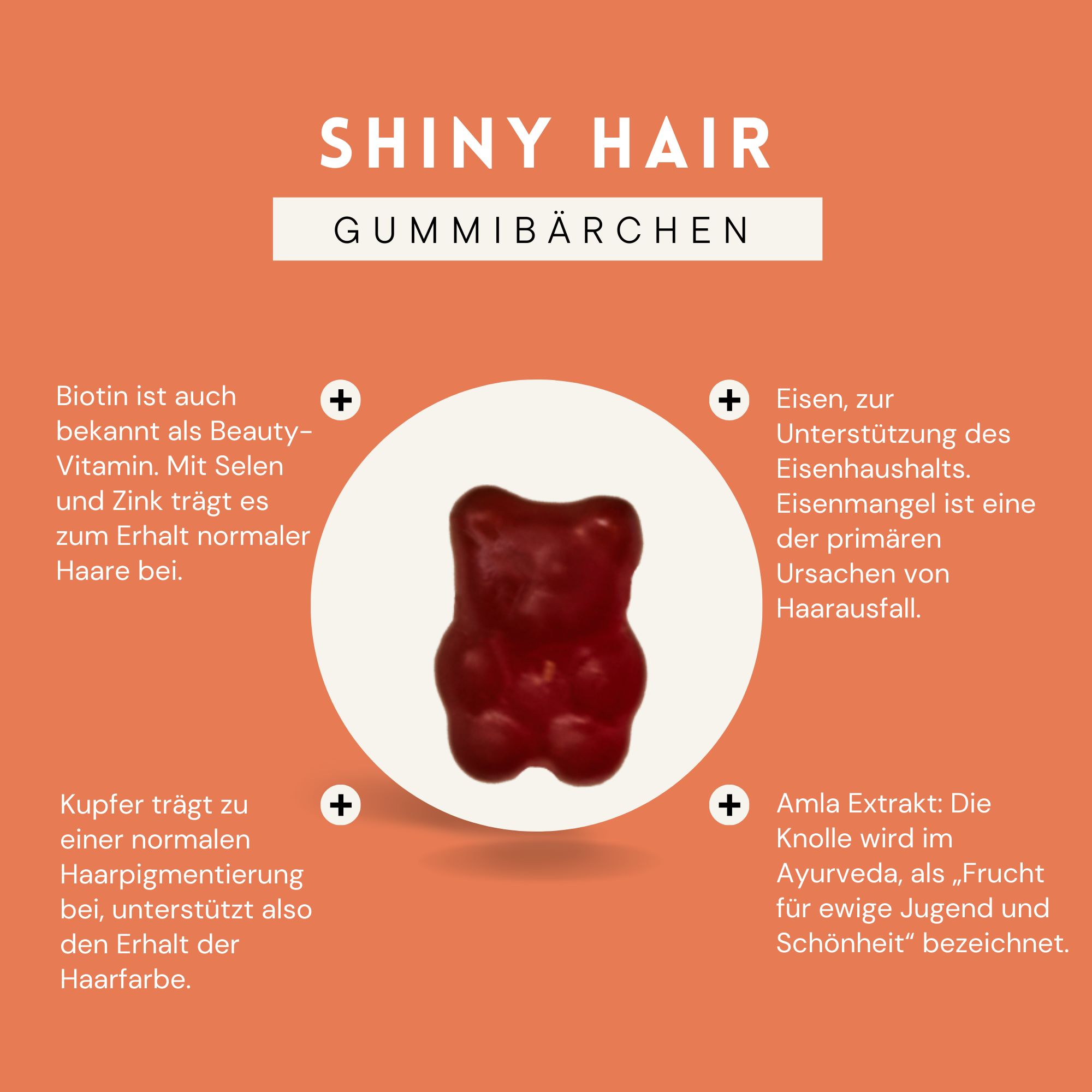 Shiny Hair Gummies | Gumtamin