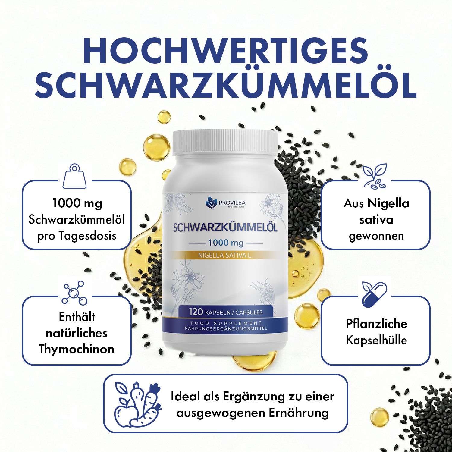 Schwarzkümmelöl Kapseln