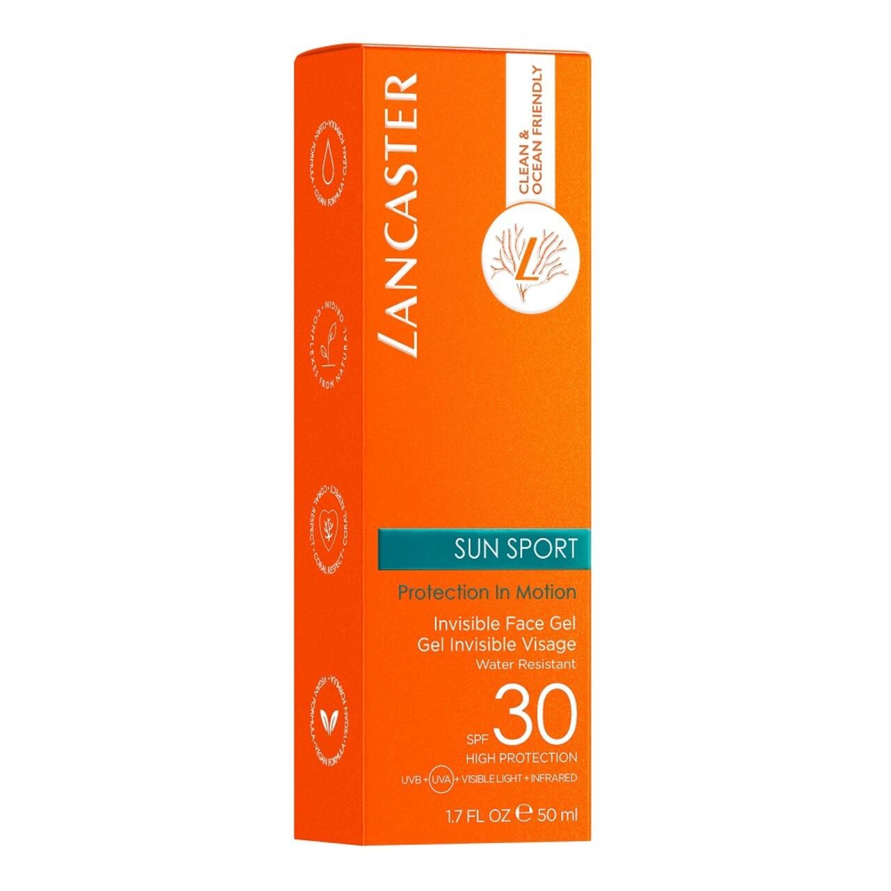 Lancaster Sun Sport Invisible Face Gel Spf30