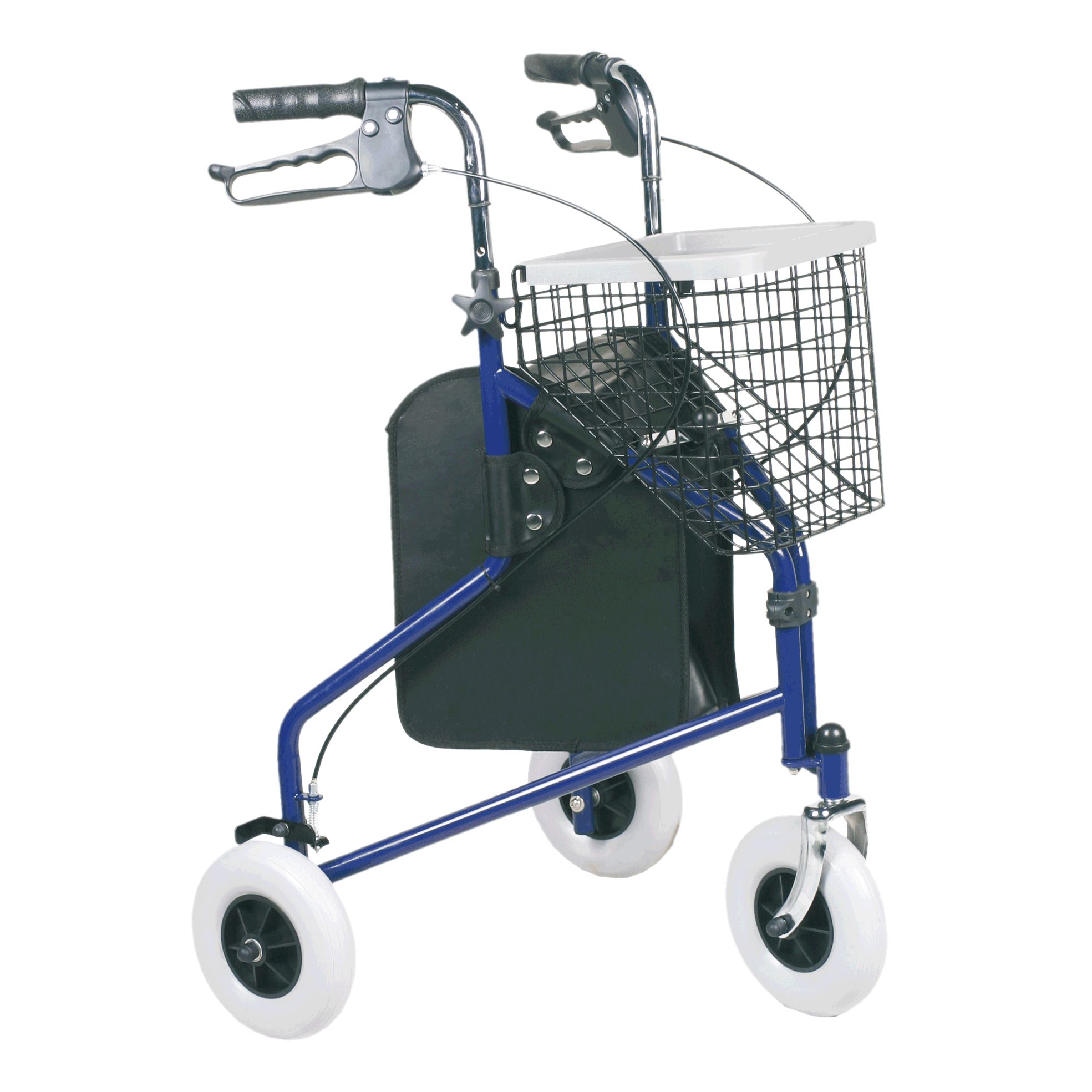 Wohnraum Indoor Haus Küchen Rollator Delta-Gehwagen Dreirad+Korb+Tasche