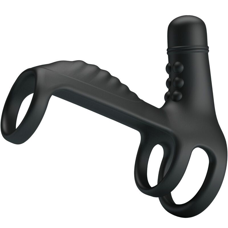 Pretty Love Vibro Penisvergrößerungs Hülle schwarz