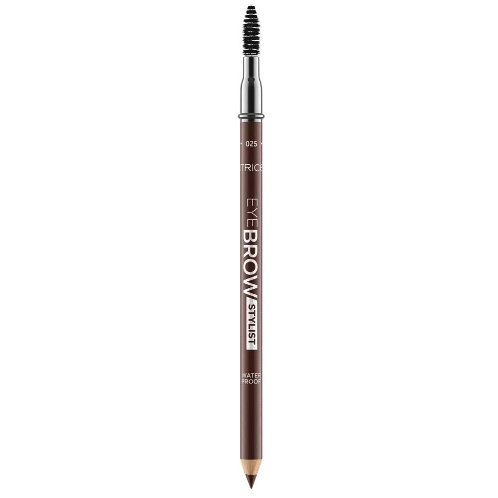 Brauenstift mit Bürste. Aufschrift: EYEBROW STYLIST, WATERPROOF. Marke: Catrice.