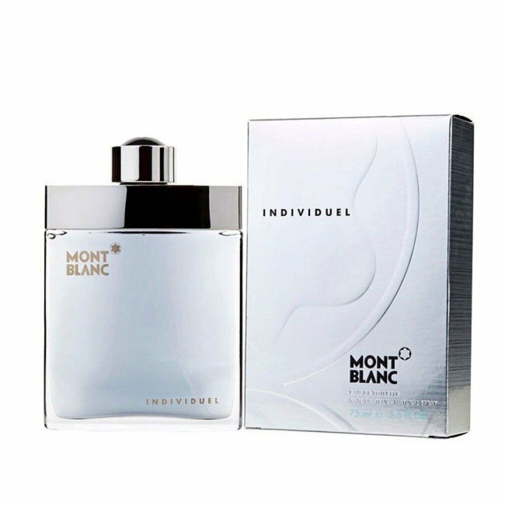 Montblanc Individuel Eau De Toilette Spray Flakon und Verpackung.